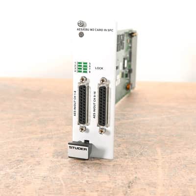 Studer AES/EBU M2 Card in SFC D21m Card for Vista 1 CG01HBH image 1