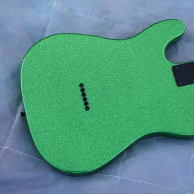 Video! Telecaster HH Metallic Green Sparkle Flake 4-Way Coil Split image 15