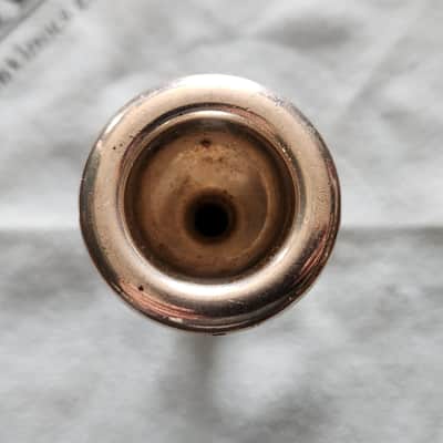 VINTAGE! Vincent Bach Corp. 12C Trombone Mouthpiece Silverplate Long Shank USA 1960s-70s image 8