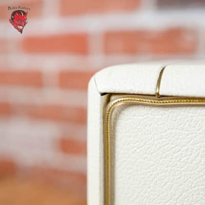 Marshall 1959SLP 35th Anniversary MK II Reissue 2-Channel 100-Watt Guitar Amp Head 1997 White w/ Matching 1960AX 4x12 Cabinet image 16