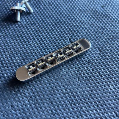 1982-83 Gibson Chrome 9 Point Tune-O-Matic Bridge & Thumbwheels for Explorer 2 E2 image 4