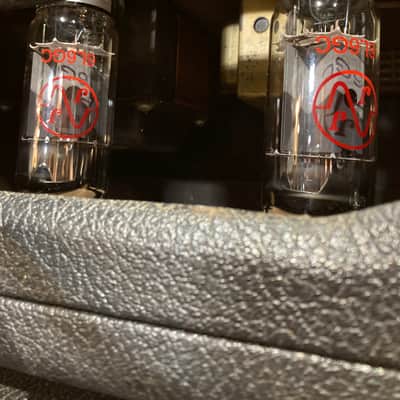 Fender Bandmaster 40-Watt 2-Channel 2x12" Piggyback Guitar Amp 1966 - Black Panel image 10