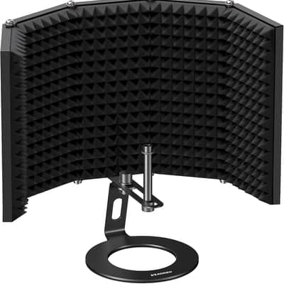 Universal Audio Sphere LX Modeling Microphone - Aokeo Mic Isolation Shield - XLR Cable Bundle image 5