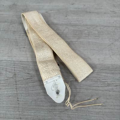 Ace Vintage Guitar Strap White image 1