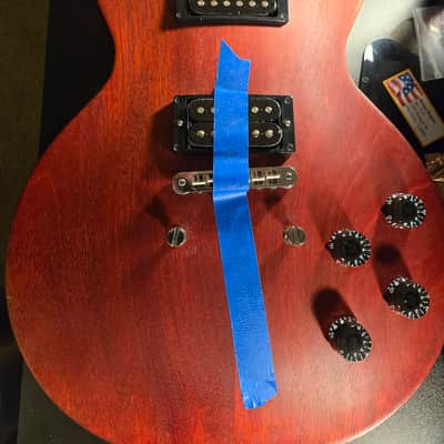 Upgraded 2007 Gibson Les Paul Studio Worn Cherry with hardshell case image 2