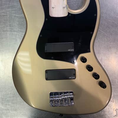 Fender Squier Deluxe Jazz V 5 String Active Sunburst Electric Bass