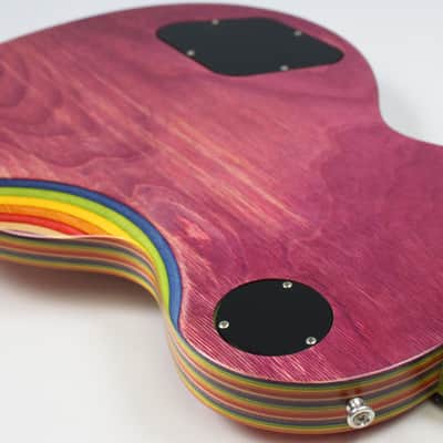 2013 Gibson Les Paul Zoot Suit Electric Guitar, Rainbow image 7