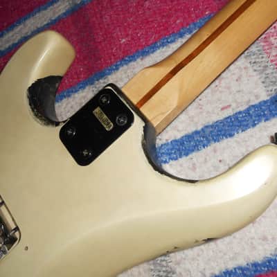 Kramer Striker Baretta 1980's Black & White Spiral image 5