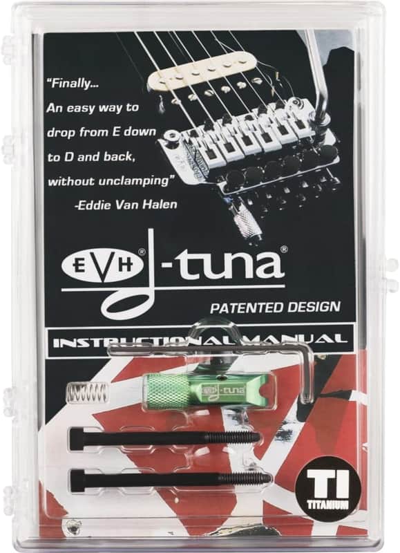 EVH Van Halen GREEN TITANIUM DTuna Drop Tuner for Locking Trem Floyd Rose image 1