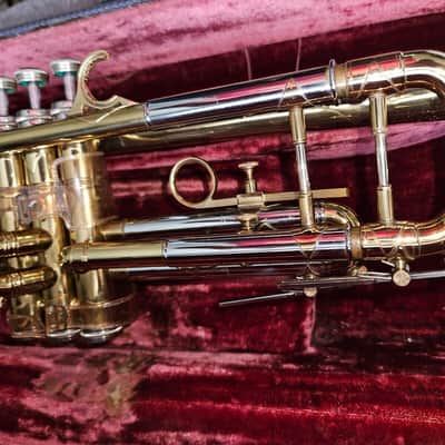 Couesnon Paris Trumpet with case. France. Very Good condition image 15