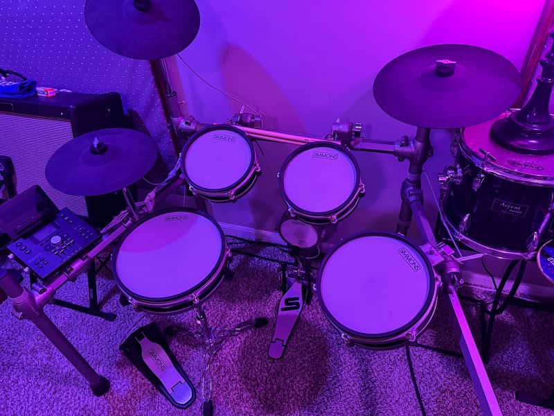 Simmons SD1200 Electronic Drum Set 2019 - 2020 - Black image 1