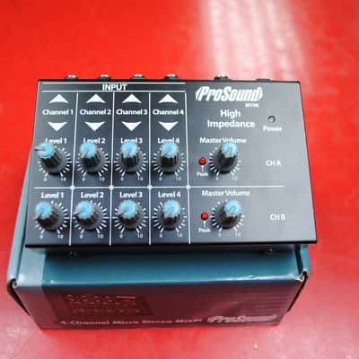 ProSound MY96 4-Channel Micro Stereo Mixer image 1