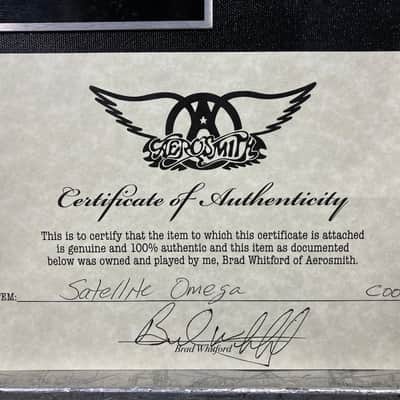 Satellite Amplifiers Brad Whitford's Aerosmith, Omega Authenticated! (#140) 2000s Black image 5