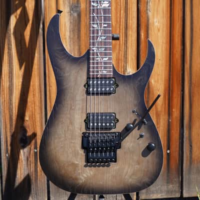 Ibanez j.custom Limited Edition RG8620AH AGF - Anvil Gray Burst Flat w/ Case image 1