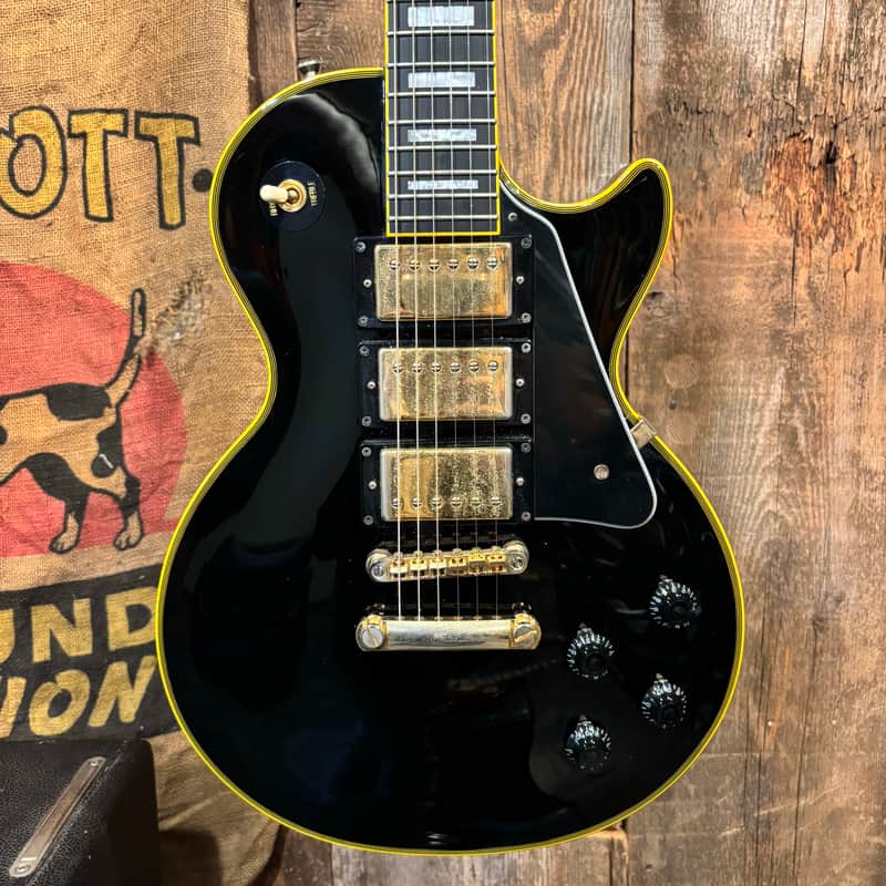 Epiphone Joe Bonamassa Black Beauty Les Paul Custom 2020 - Present - Ebony image 1
