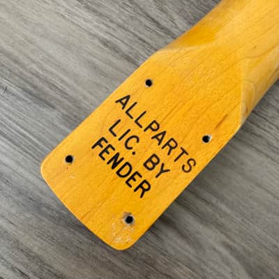 Allparts Fender Jazzmaster Neck w/ Aged Gotoh Tuners and Fender String Tree 2021 Tinted Nitrocellulose Relic image 10