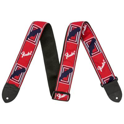 Sangle Monogrammed Rouge / Bleu Fender image 2