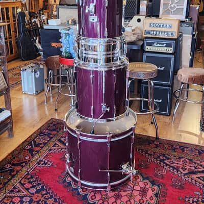 Tama Japan Rockstar-DX Drum Kit Mystic Purple w/ Floor Tom Legs & Rack Toms Mount image 1