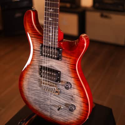 PRS SE Custom 24-08 Electric Guitar - Charcoal Cherry Burst 5785 image 5
