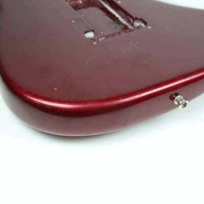 2000 Fender Big Apple Stratocaster BODY Candy Apple Red American USA Made Lightweight 4.2 LBS image 15