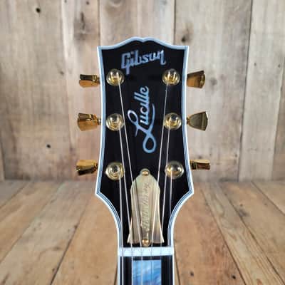 Gibson BB King Lucille Signature 2004 Signed by BB King with Pictures - Black image 5