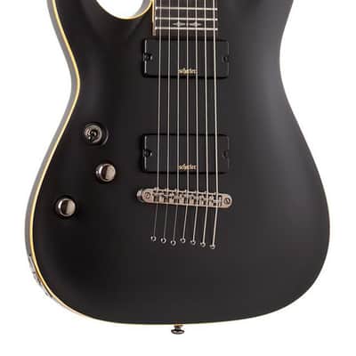 Schecter Demon-7 LH - Satin Black (3667) image 2