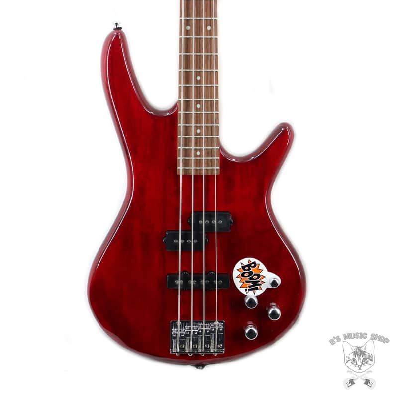 Ibanez GIO GSR200 Electric Bass - Transparent Red image 1