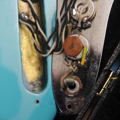 Fender Jazz Bass 1966 turquoise (modified) One of a Kind ! Bild 10