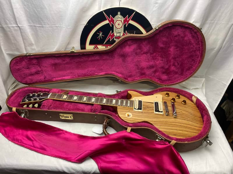 Gibson 2007 GotW Guitar Of The Week #19 Les Paul Classic Guitar Zebrawood with Case - Classic Antique image 1