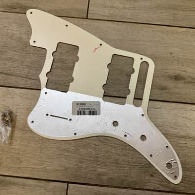 Fender CME Player Jazzmaster 3-Ply Parchment 4-way Switch Pickguard MIM USA American image 2