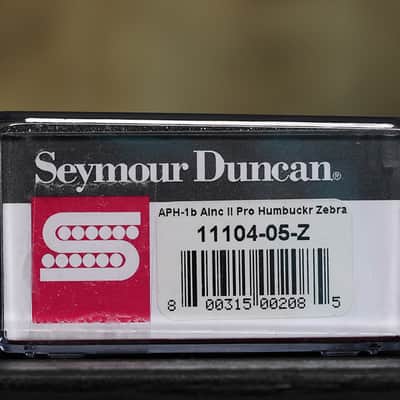 Seymour Duncan APH-1b Alnico II Pro Humbucker Pickup Bridge Zebra - Brand New! image 3