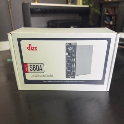 dbx 560A 500 Series Compressor / Limiter Module 2010s - Black image 3