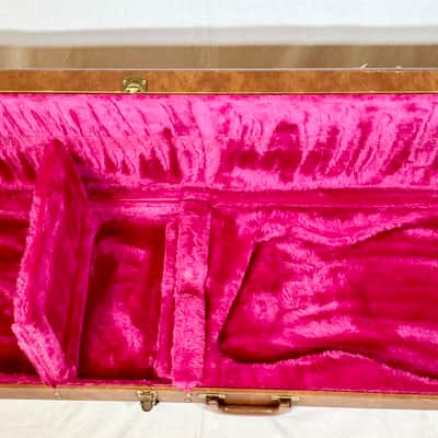 RARE USA GIBSON M-III Miii M3 M-3 ALL AMERICAN RECTANGULAR HARD SHELL TOLEX GUITAR CASE L@@K image 7