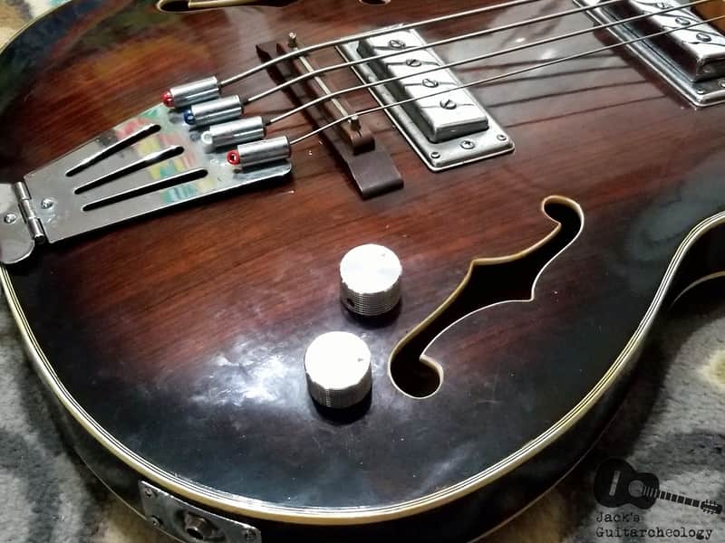 Greco GS940 Hollowbody Bass MIJ (1960s, Walnut) | Reverb