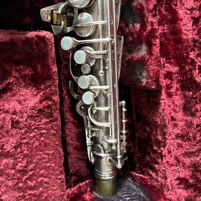 C.G. Conn Chu Berry Transitional Alto Sax 1933 - Silver image 8