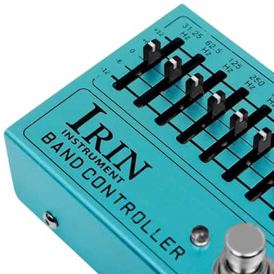 IRIN AN-40 Controller Equalizer 10 Band Pedal Effect EQ Pedal 31.25Hz to 16kHz,price included tax from CN to USA image 5