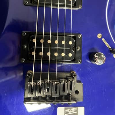 Cort X-2 BK X Series Double Cutaway HH with Tremolo 2010s - Blue image 8