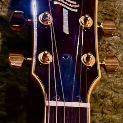 Yamaha AEX1500 Acoustic Electric Hybrid Jazz Guitar - Natural image 10