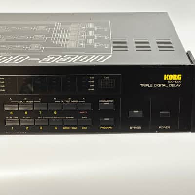 Korg SDD-3300 Digital Delay 1980s - Black image 9