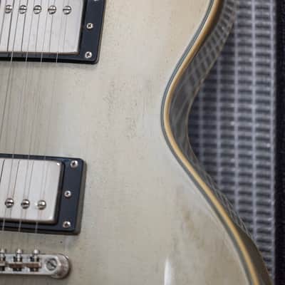 2013 Epiphone Limited Edition Les Paul Custom Pro - in TV Silver image 6