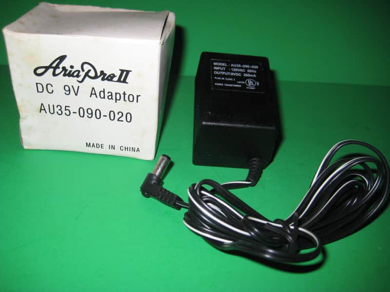 Aria Power Supply AC Adaptor 9V 200mA DC Model AU35-090-020 image 1