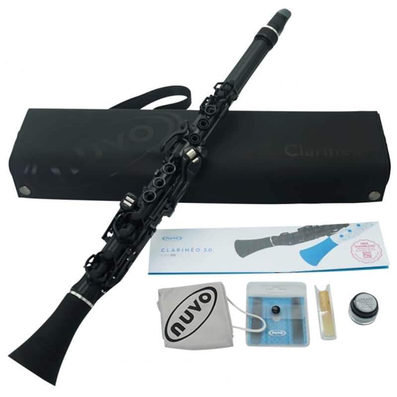 NUVO Clarineo 2.0 Black-Black Polymer Klarinette inkl. Zubehör image 1