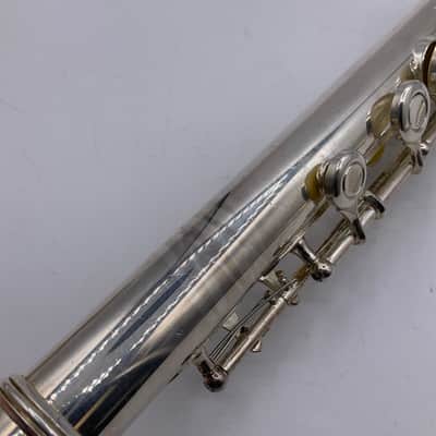 Unmarked Student Flute Silver Plated Closed Hole Flute With Hard Case image 7