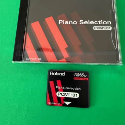 Roland SO-PCM1-01 Piano selection card for Roland JV and JD synths - black