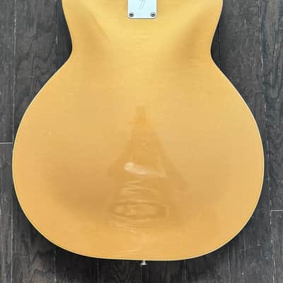 RARE Fender Coronado II 1967 - ORIGINAL Custom Color Firemist Gold image 8