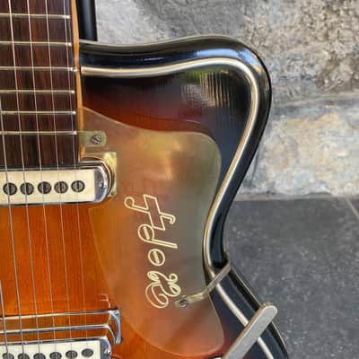 1960s Hopf Saturn 63 - Brownburst - Museum Condition - 100% Original w/ Tremolo & Demo Video image 3
