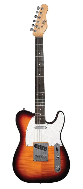 Michael Kelly 1953 Caramel Burst Electric Guitar Quad Boutique Mod; Ebony Fretboard image 1