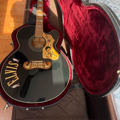 Epiphone EJ200CE Elvis Presley Signature Super Jumbo 1995 - 2000 - Black image 13