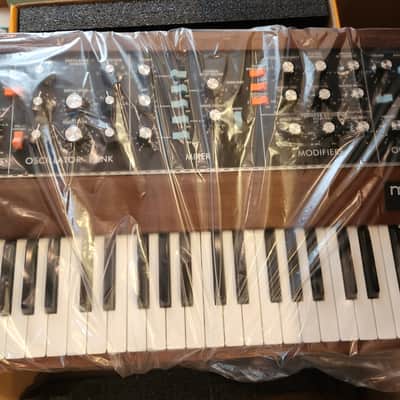 USA made Moog Minimoog Model D Reissue 44-Key Monophonic Synthesizer (2022) 2022 - Present - Black / Wood image 1