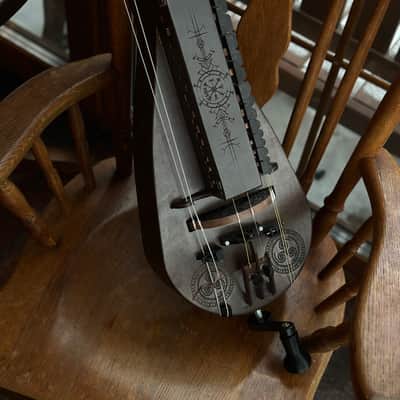 Hurdy-Gurdy - 24 Keys - 6 string - Ukrainian Lira Hurdy Gurdy Acoustic Excellent New image 3